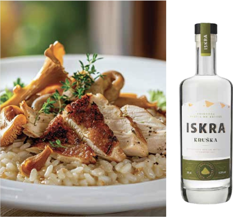 Iskra kruska uz piletinu